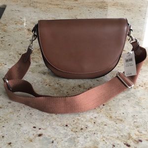 J Jill Mohagony Shoulder Bag w/ Adjustable Strap